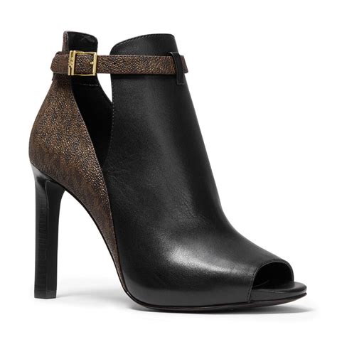 michael kors lawson bootie|michael kors open toe booties.